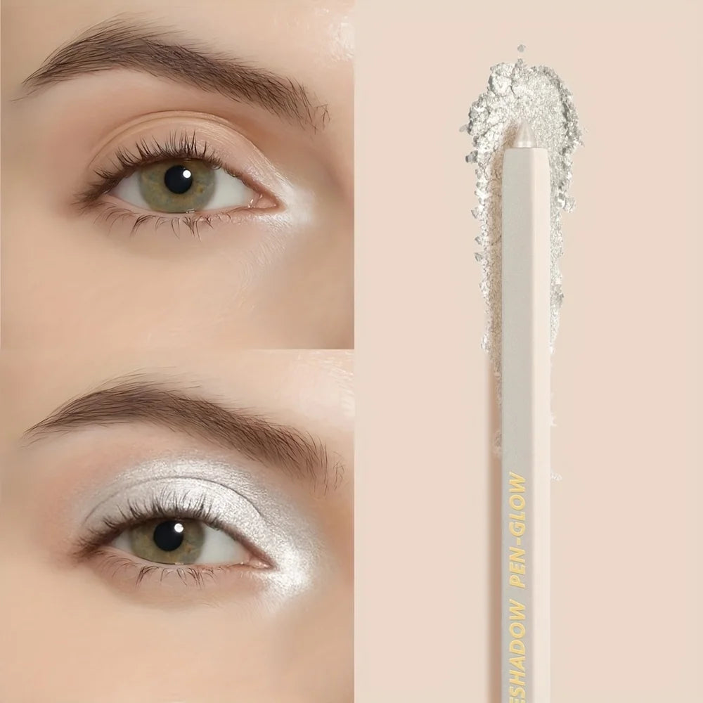 VacationGrabs eyeshadow waterproof in shimmering silver, perfect for long-lasting glam