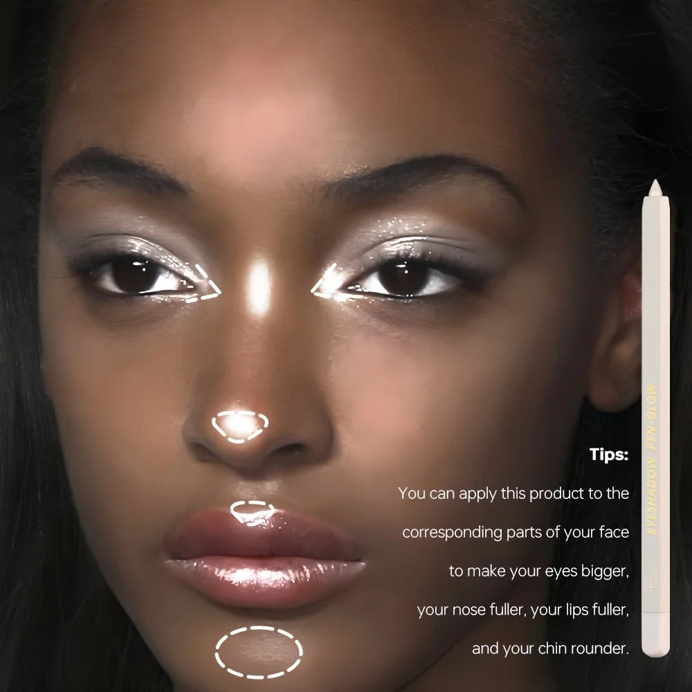 VacationGrabs eyeshadow waterproof pencil in silver for long-lasting coverage