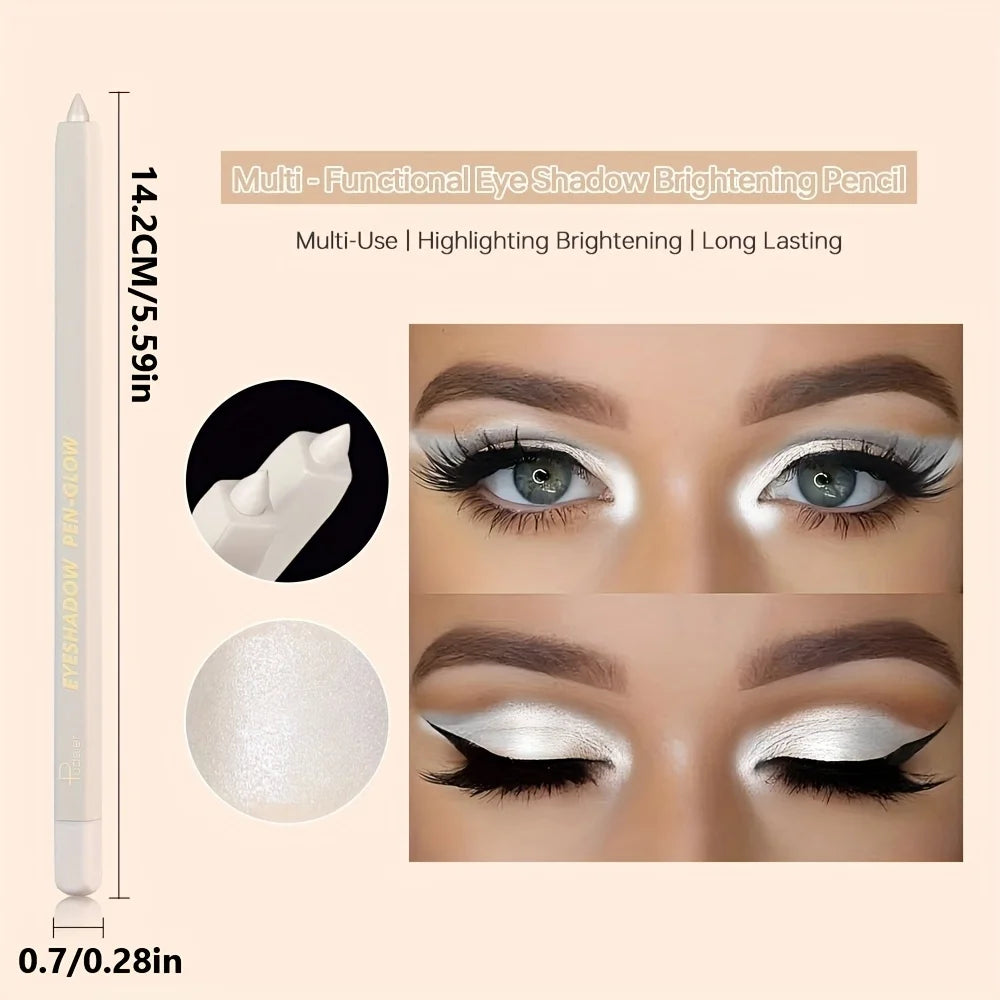 Waterproof eyeshadow pencil for multi-functional highlighting and brightening