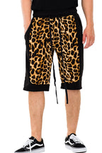 Cheetah Print Block Shorts – Knee Length