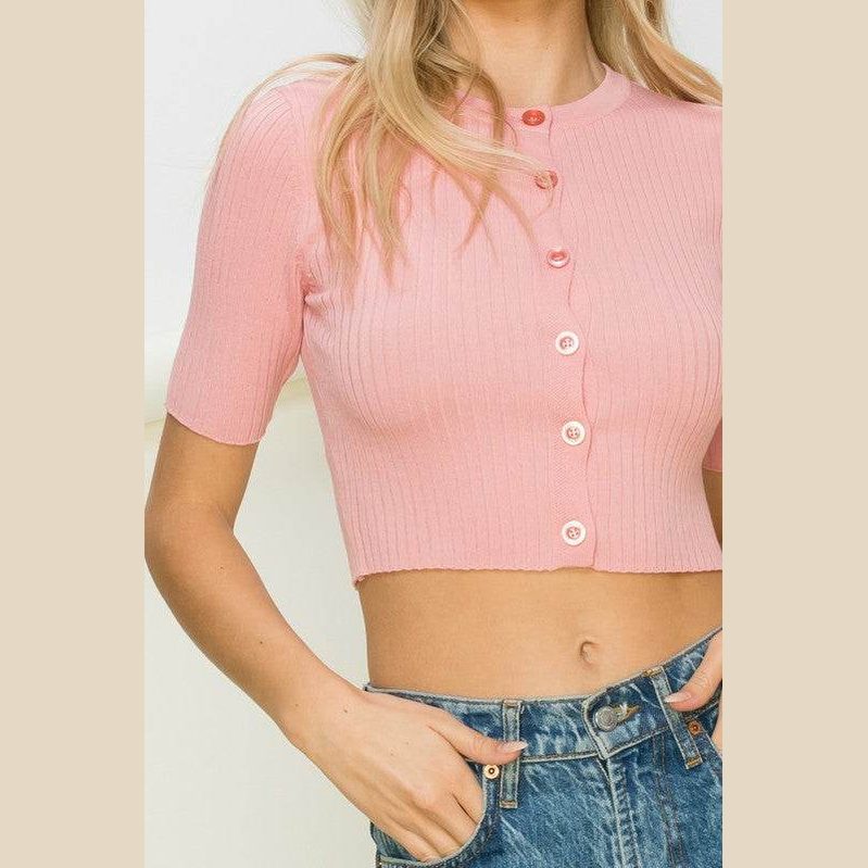 Women's Touch of Sweetness Cropped Cardigans - VacationGrabs
