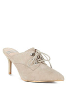 Miladi Suede Stiletto Mules - VacationGrabs