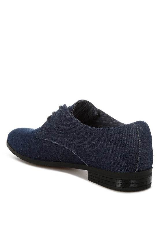 Zapier Men's Denim Oxford Shoes - VacationGrabs