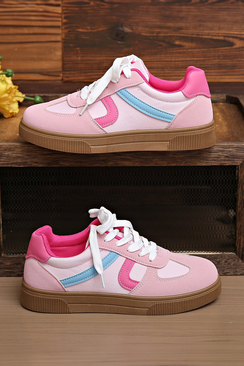 Mila Lace Up Flat Shoes