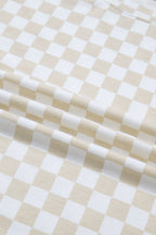 Checker Short Sleeve Tee & Pants Lounge Set