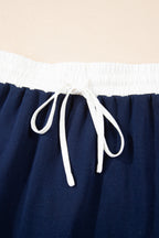 Varsity Stripe Pullover and Mini Skirt Set
