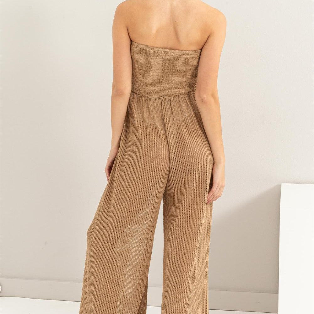 Women's Jumpsuits & Rompers HYFVE Knitted Cover Up Jumpsuit