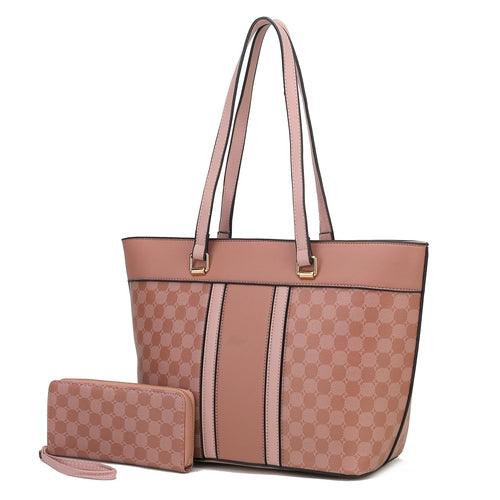 Wallets, Handbags & Accessories Fabiola Vegan Leather Womens Tote Bag with wallet