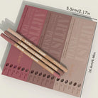 Velvet matte lip liner set in neutral shades for precise lip shaping
