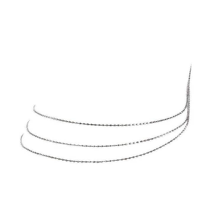 Faceted Rhinestone Waist Chain - VacationGrabs