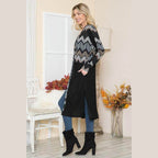 Mixed Tribal Maxi Cardigan Sweater - VacationGrabs