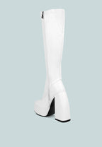 Fanning Platform Long Boots