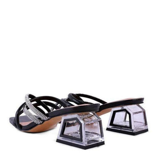 Rag Company fashionable block heel shoes with stylish design and unique chunky heel for modern women