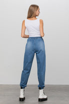 Insane Gene Women's Jeans in Light Wash, travel worthy for your next vacation with a comfortable fit