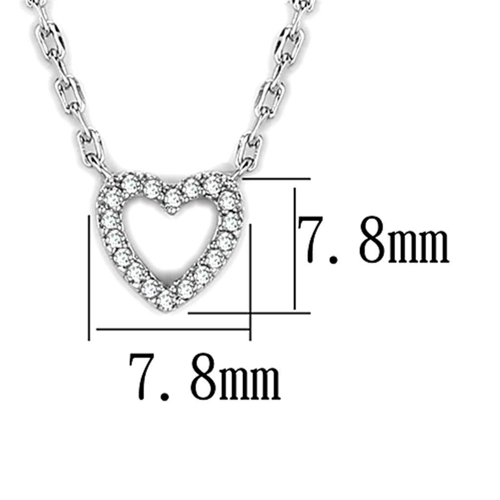 VacationGrabs Fashion Jewelry for Vacation featuring a heart pendant necklace with sparkling details
