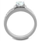Sleek Men's Silver Ring with Sparkling Center Stone, ideal fashion jewelry for vacations