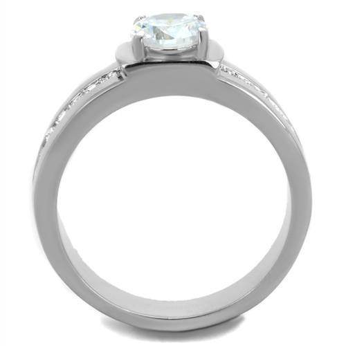 Sleek Men's Silver Ring with Sparkling Center Stone, ideal fashion jewelry for vacations