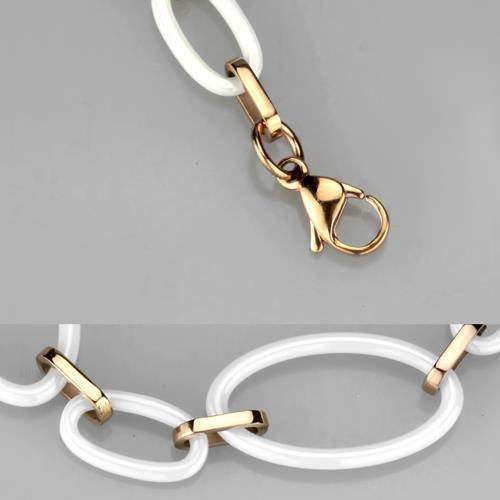 Elegant VacationGrabs fashion jewelry for women featuring a stylish gold clasp and white links