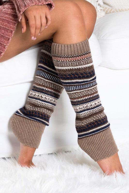 Cozy Aili's Corner fashion legwarmers in stylish patterns, perfect for adding warmth and flair