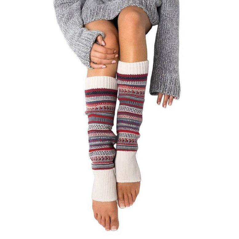 Comfortable fashion legwarmers with a cozy design, perfect for stylish winter outfits