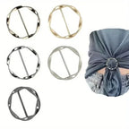 Fashion metal clothing ring buckle in assorted colors for stylish outfits
