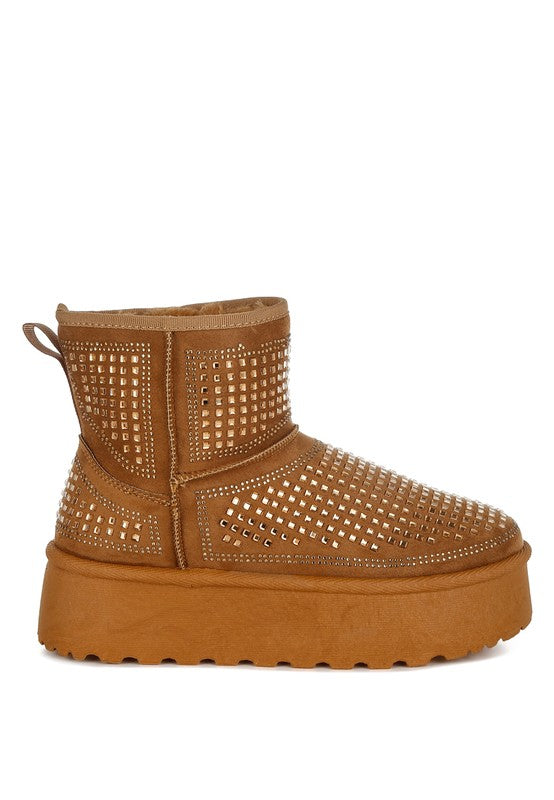 Rag Company Women's Ankle Boots with Studded Design, perfect fashion statement boots for vacation