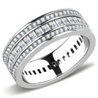 Elegant silver fashion statement rings for women featuring sparkling cubic zirconia accents