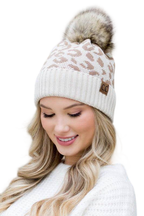 Fashionable Animal Print Beanie