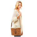 Fashionable Sherpa Fleece Belt Crossbody Bag