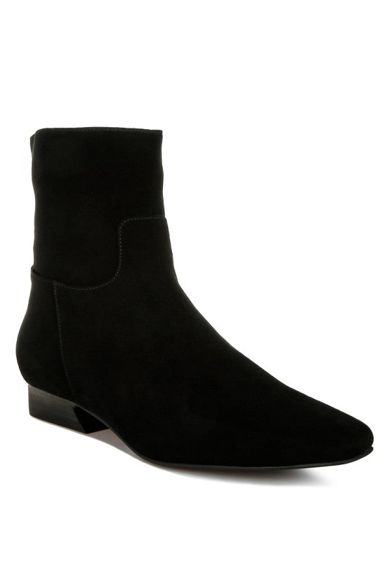 Rag Company Women's Black Ankle Boots, perfect fashionable vacation boots for stylish outings
