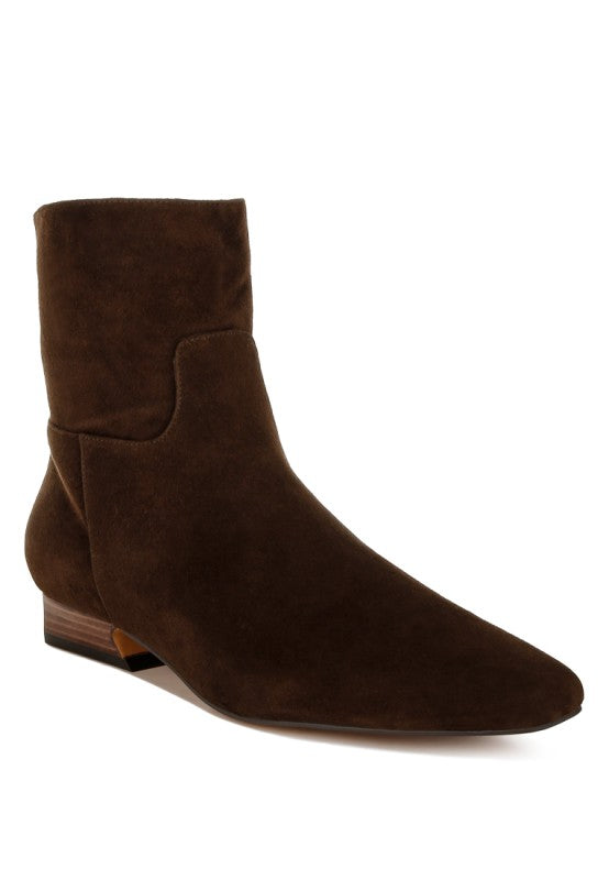 Rag Company stylish brown ankle boots, perfect fashionable vacation boots for any occasion
