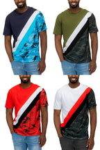 Slade Camo Color Block T-Shirt – Regular Fit