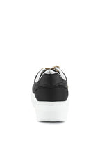 Women's faux leather pink sneakers for stylish casual wear