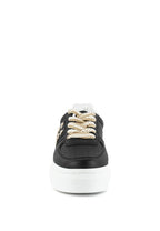 Women's faux leather pink sneakers, stylish casual wear