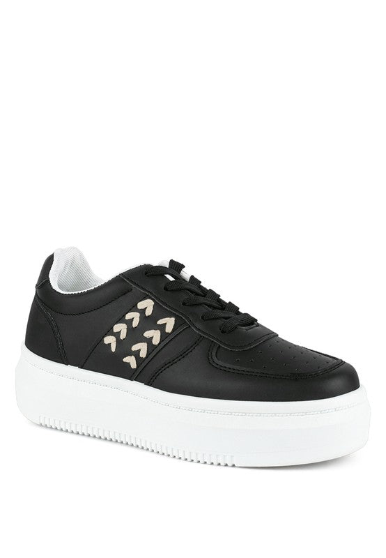 Women's faux leather pink sneakers women, stylish and comfortable for casual wear