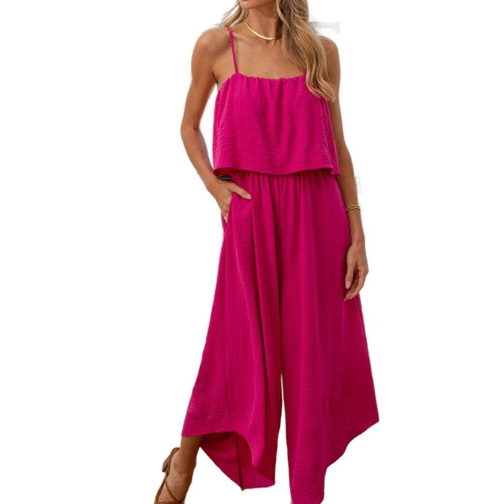 Women's Jumpsuits & Rompers Sew In Love Full Size Sleeveless Wide Leg Jumpsuit