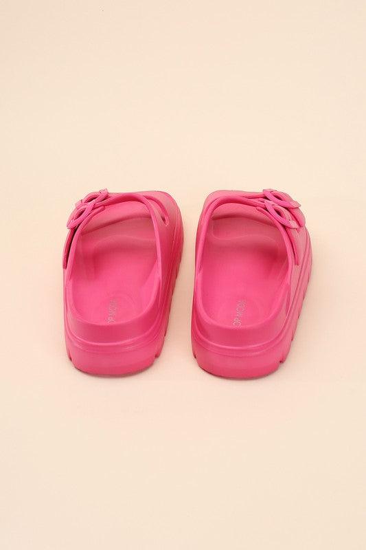 Women's Shoes - Sandals Buckle Strap Slides Sandals