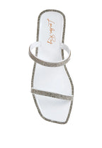 Fenta Diamante Detail Jelly Flats