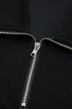 Solid Quarter-Zip Top and Drawstring Pants Set