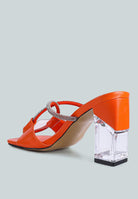 Women's Shoes - Heels Fineapple Rhinestone Embellished Clear Sandals