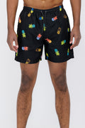 Pineapple Print Swim Shorts | 5.5" Inseam