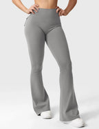 Flare Yoga Pants High Waisted | Flairé™ Flared Leggings with Pockets 30"