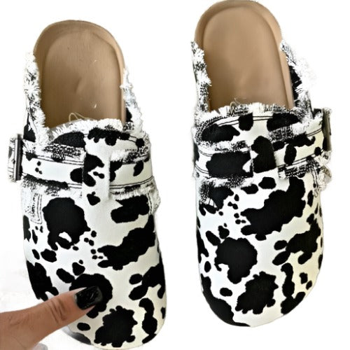 Women's Shoes - Flats Flat Heel Round Toe Canvas Loafer Womens Vintage Clogs Shoes