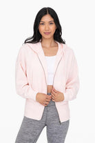 Women's Coats & Jackets Fleece Hoodie Jacket With Tapered Sleeves