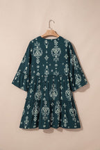 JUNIPER BLVD women's floral dress in green, perfect for casual outings