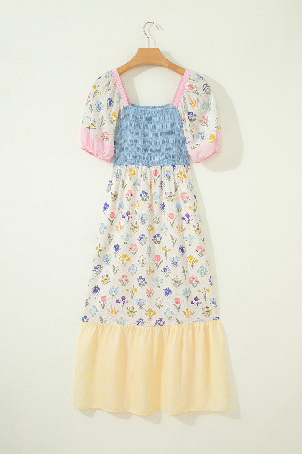 Pretty Bash floral dress, cotton blend, perfect for casual outings