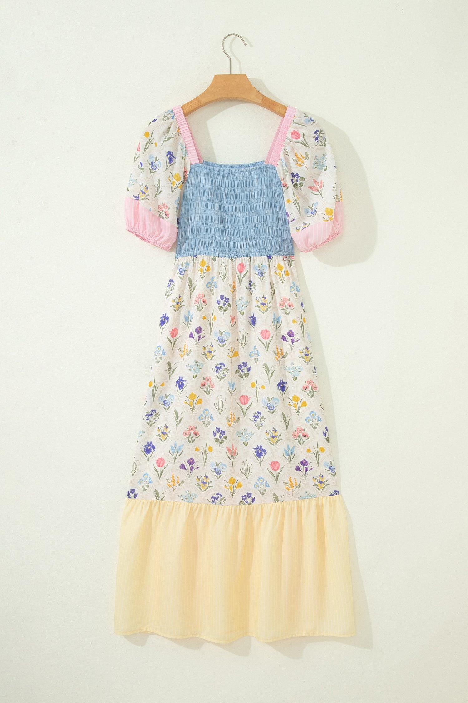Pretty Bash floral dress, cotton blend, perfect for casual outings