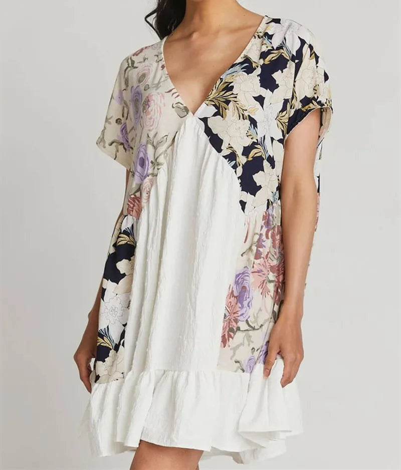 Vacation Dresses for Women – Floral Boho Mini – VacationGrabs