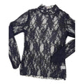Floral print lace long sleeves top - VacationGrabs