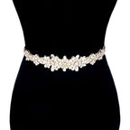 Floral Sash Ribbon Bridal Wedding Belt Headband